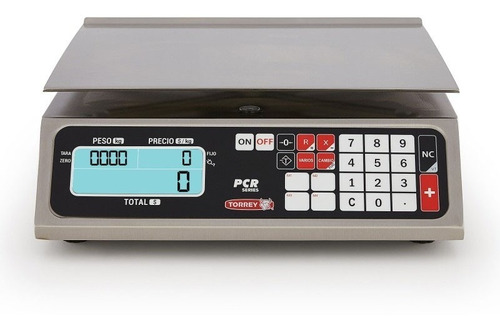 Báscula comercial digital Torrey PCR 40kg 127V 35.68 cm x 29.08 cm