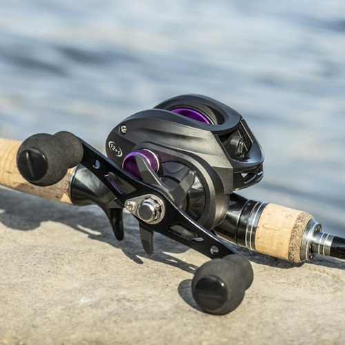 Carrete De Carbono Para Baitcasting Diestro Am2000 Derecha