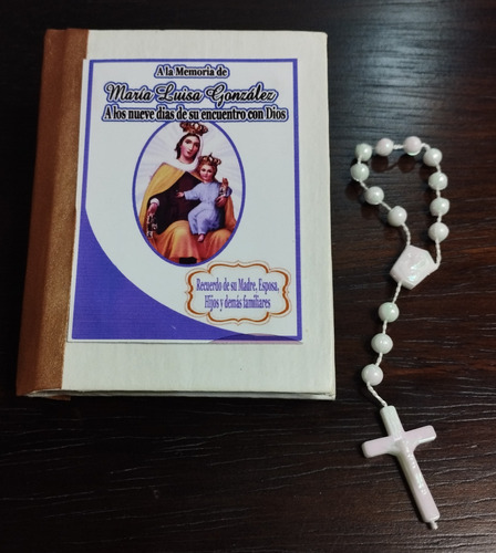 Librito De Oraciones Recuerdos Para Funerales + Rosario