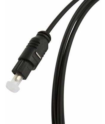 Imagen 2 de 5 de Cable Optico Digital Para Audio Fibra Optica Dorada 3 Mts