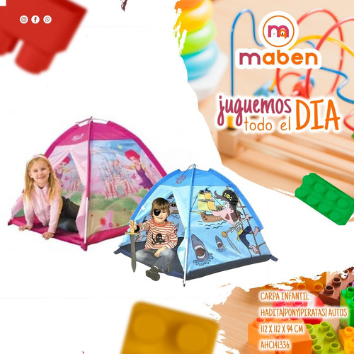 Imagen 1 de 2 de Carpa Piratas/pony Infantil