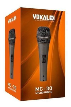 Microfone Vokal Mc30 Com Fio - Preto