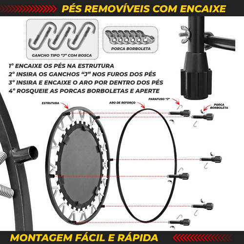Jump Profissional Com Aro De Reforço