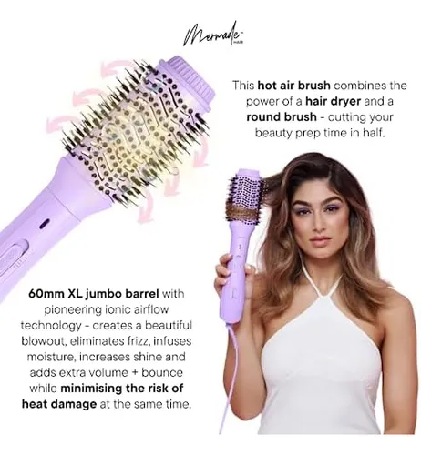 La sirena secador de pelo sale