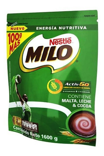 Chocolate En Polvo Milo 1.6k