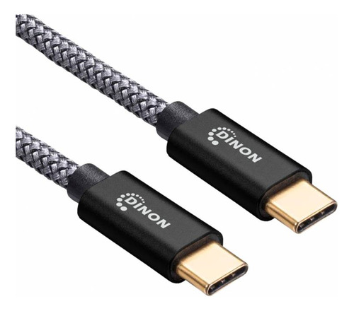 Cable 0.9mts,usb-c A Usb-c 3.1, 10gbps,  Conector Metalico, 
