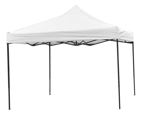 Toldo Carpa Plegable 3x3 Impermeable Reforzado Con Armazón Blanc