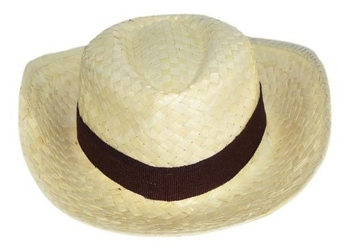 Sombrero De Hombre Con Detalle Marrón