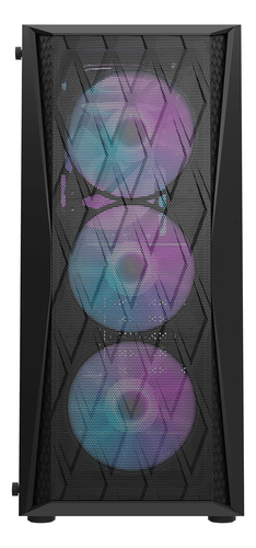 Gabinete Gamer Darkflash Dk352 Mesh Atx 4 Fans Rgb Incluidos Negro