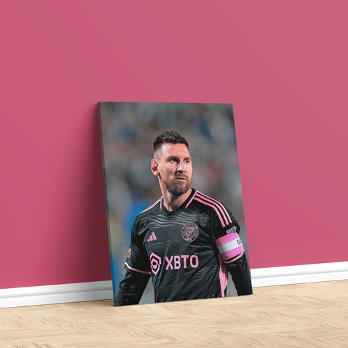 Cuadro Canvas Messi Miami Fc 22