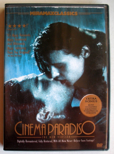 Dvd Cinema Paradiso Version Extendida Sin Subtitulos Español