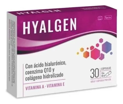 Hyalgen X 30 Acido Hialuronico + Coenzima Q10 + Colageno Sabor Neutro