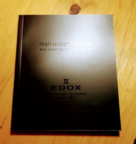 Reloj Ph Edox Les Vauberts Enchapado Y Cuero