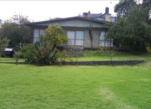 Casa De 1 Planta En El Ajusco,  1350m2 Gran Jardin