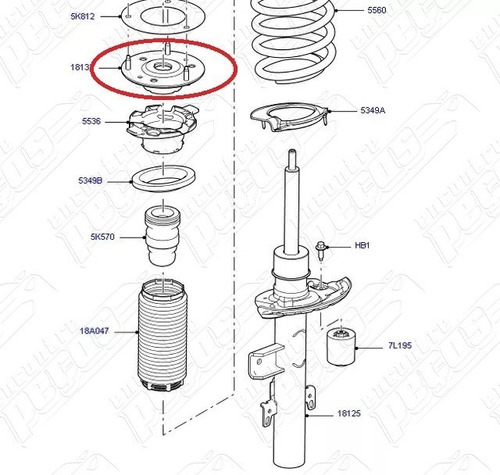 Batente Amort. Tras. Freelander 2 3.2 S 24v 06-12 Original