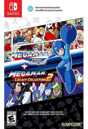 Mega Man Legacy Collection 1 + 2 Nintendo Switch Físico