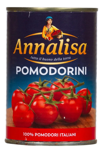 Tomate Cereja Em Conserva Annalisa 400g