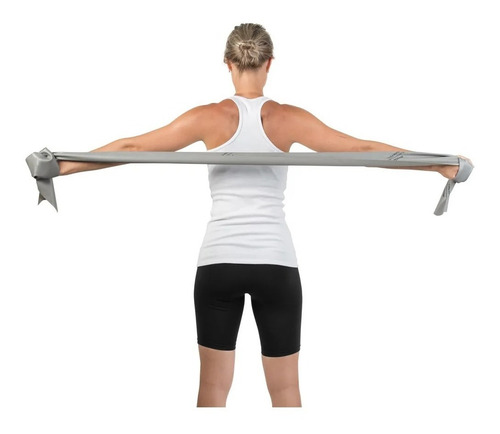 Imagem 3 de 5 de Faixa Elástica Para Exercícios Prata Super Forte - Mercur