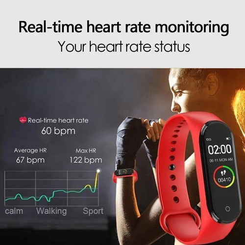 Reloj Inteligente Smartwatch M4 Deportivo Pulsera Deportes
