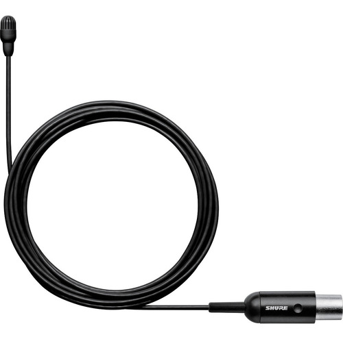 Microfone de lapela subminiatura preto Shure TL46b/o-MTQG