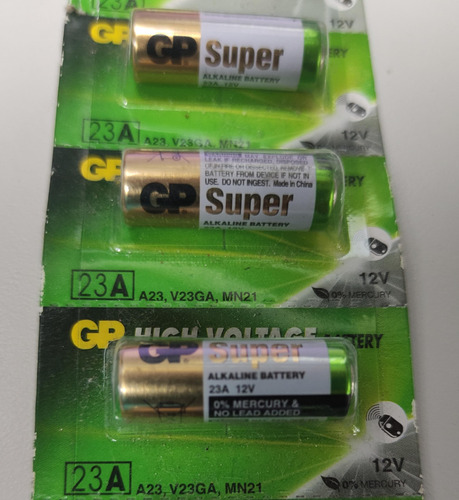 Pilas 23a Gp High Voltage Blisters De 5 Unidades 