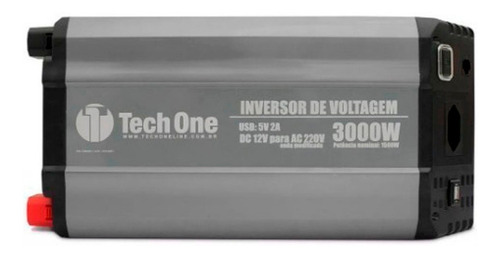 Inversor 3000w 12v Para 220v Conversor Tomada E Usb Techone