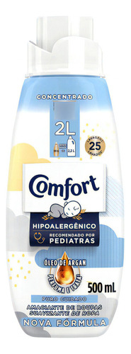 Suavizante Concentrado Comfort Puro Cuidado X 500 Ml