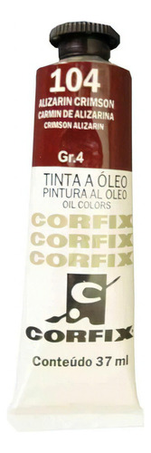 Tinta Oleo Corfix G4 104 Alizarin Crimson 37ml