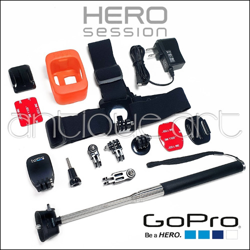 A64 Gopro Hero4 Session Camara Accion Sumergible Accesorios (Usado)
