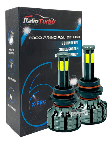 Kit Focos Led Faros Principales 6 Caras Baja Cambus Bs