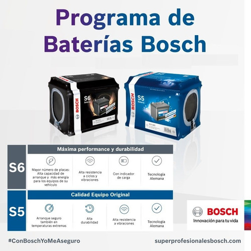 Bateria Bosch S6 12v 90amp/m (242x175x175) Pa 470 Pos Der