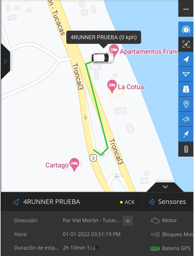 Imagen 2 de 4 de Gps Tracker + Sim Card Y Plataforma Por 01 Año Carro Moto