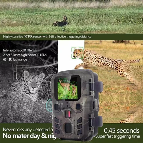 Hunting Trail Camera 24mp 1080p Outdoor Wildlife Cameras Sur