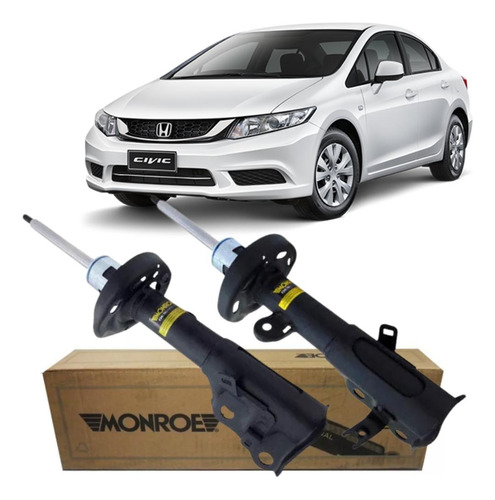 Par Amortecedor Dianteiro Honda Civic 2.0 12/16 Monroe