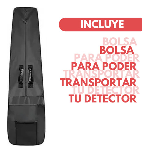 Detector De Metales Multifrecuencia 1m Profesional.