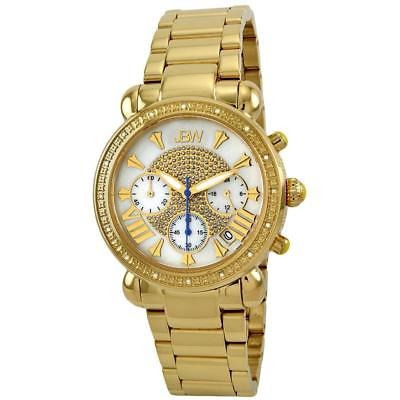 Jbw Femenino Victoria Diamante 37mm 18k Oro Reloj De Cuarzo