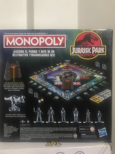 Imagen 8 de 8 de Monopolio Jurassic Park - Monopoly Jurassic Park @