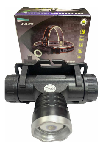 Linterna De Cabeza Recargable Led Usb