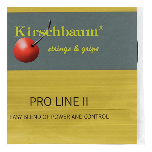 Corda Kirschbaum Pro Line 2 16l 1.30mm Set Individual Preta