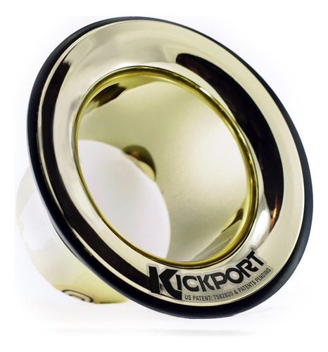 Kick Port Dorado Gold Potenciador De Sonido Bombo Bateria