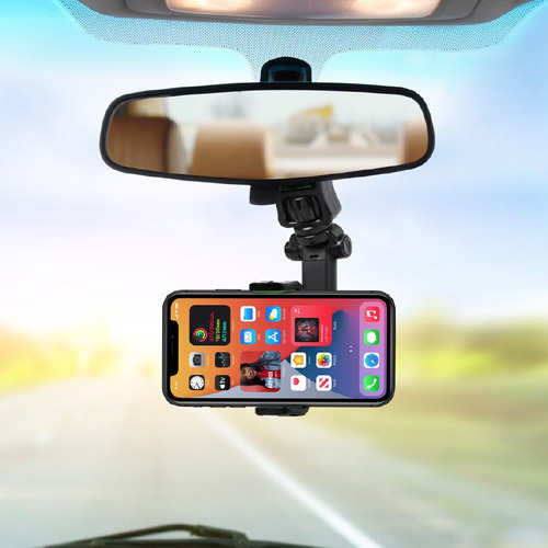 Soporte Para Teléfono Con Espejo Retrovisor De Coche 2pcs