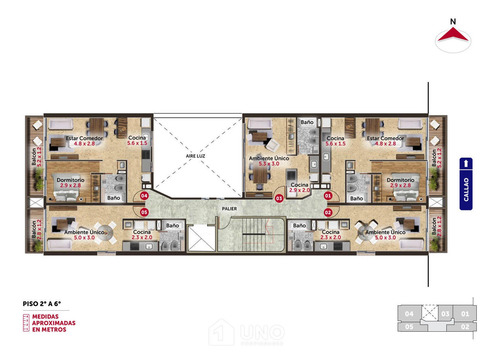 Imagen 5 de 6 de Callao Y San Lorenzo - Dpto De 1 Dormitorio Externo. Cochera Disponible.