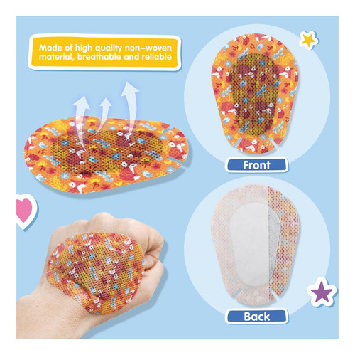 Andicage 90pcs Patches Adhesivos Para El Ojo Para Niños De