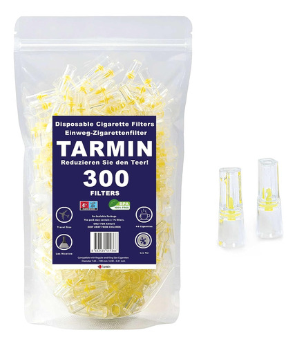 Tarmin Filtros De Cigarrillos Desechables De 300 Piezas