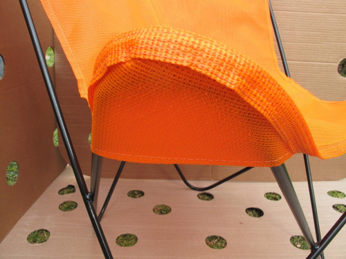 Sillón Bkf Marca Calma Chicha® Pvc Exterior Naranja Jardin