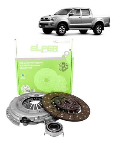 Kit Embreagem Toyota Hilux 2.5 / 3.0 16v 05/... Valeo