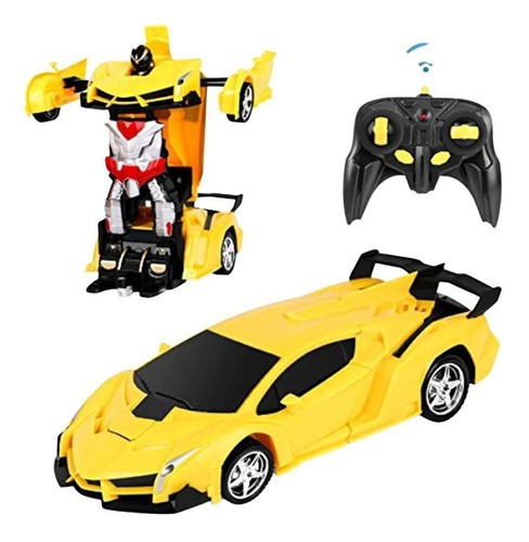 Carrinho Robo Controle Remoto Transformers Recarregavel