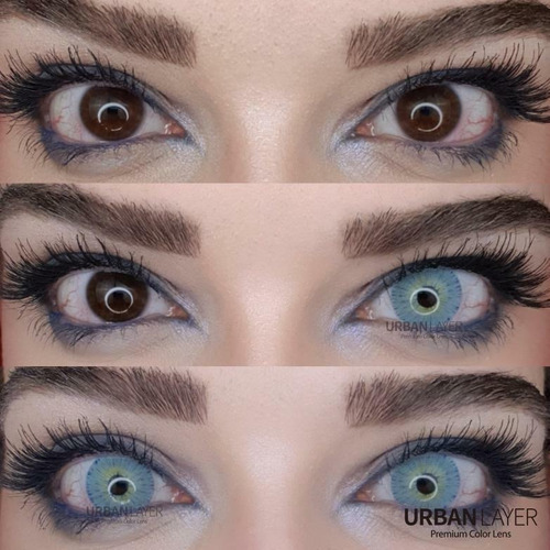 Imagen 6 de 10 de Urban Layer Gogh Light Blue Lentes De Contacto Anuales