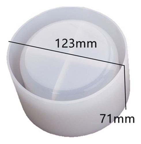 . Molde De Silicona Para Maceta Diy, Molde Redondo Para
