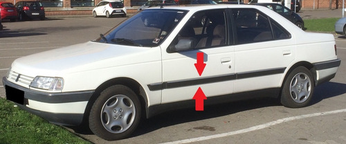 Peugeot 405 Bagueta De Puerta Delantera Izquierda Ancha Vira
